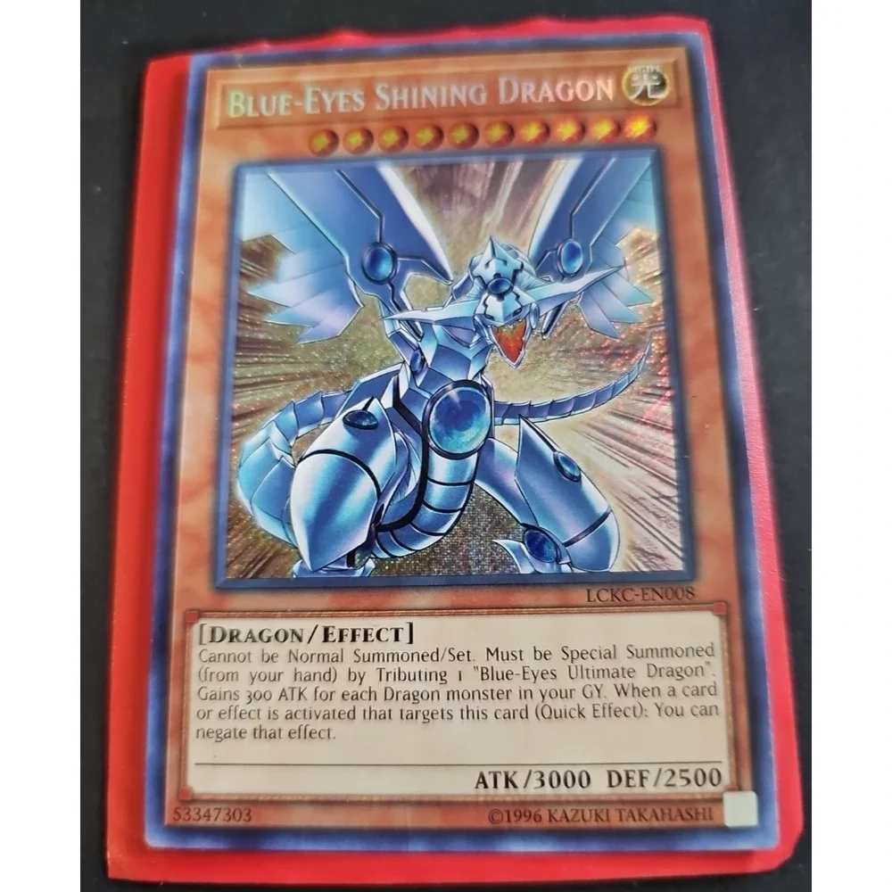 Blue-Eyes Shining Dragon LCKC-EN008 Secret Rare 1st Ed Yu-Gi-Oh! LP‎ 1996 NM